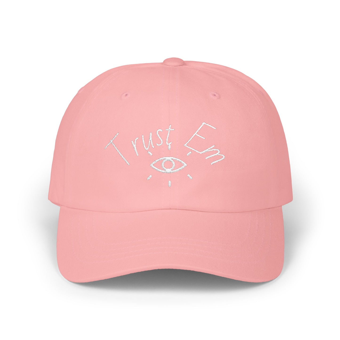 Classic Dad Cap with 'Trust Em' Design, Casual Hat for Dads, Gift for Father's Day, Relaxed Fit for Everyday Wear, Family Outing