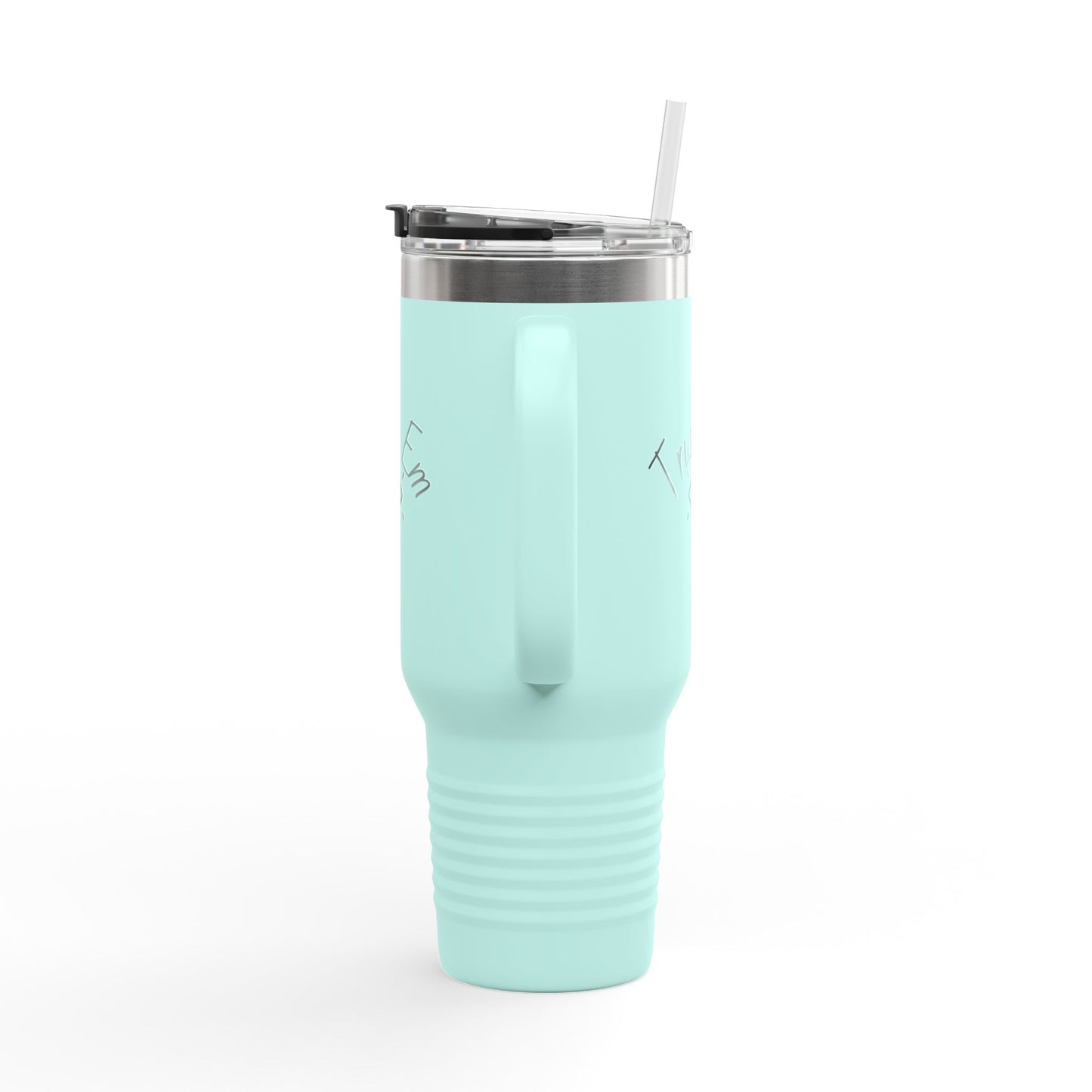 Insulated Travel Mug, 40oz - Trust Em | Perfect for On-the-Go, Gifts, Road Trips, Coffee Lovers, and Unique Celebrations