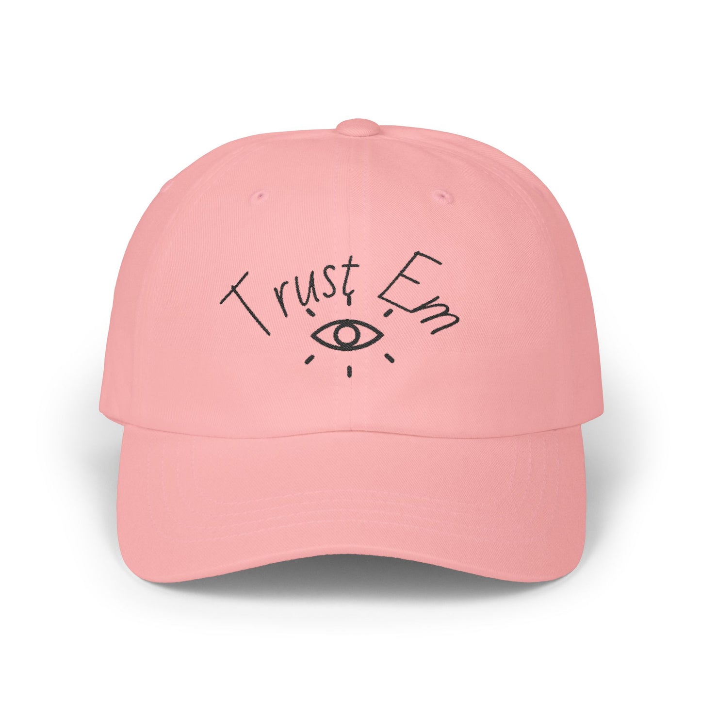 Stylish Dad Cap with 'Trust Em' Embroidery, Father's Day Gift, Casual Outdoor Hat, Gift for Dad, Trendy Fashion Accessory