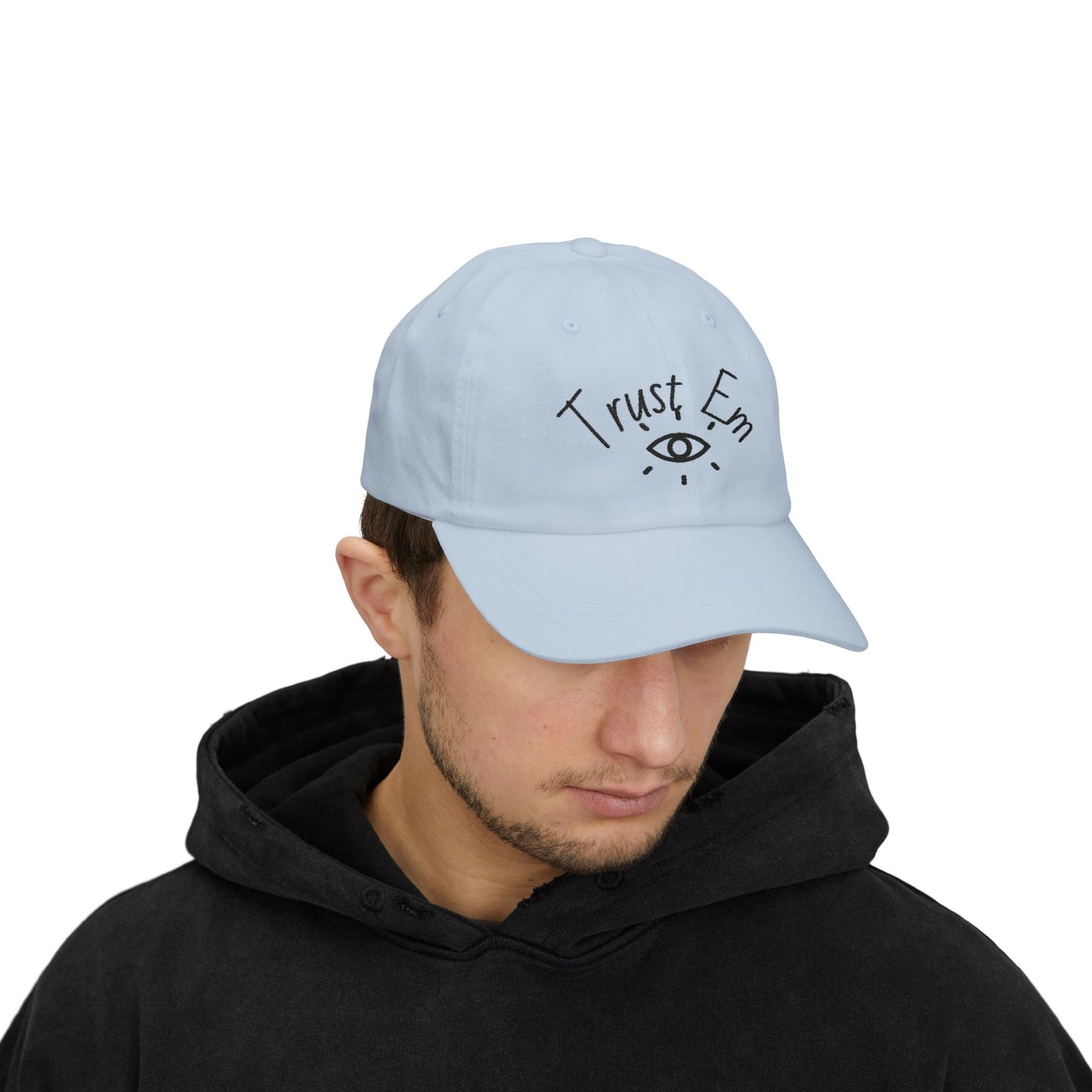 Stylish Dad Cap with 'Trust Em' Embroidery, Father's Day Gift, Casual Outdoor Hat, Gift for Dad, Trendy Fashion Accessory
