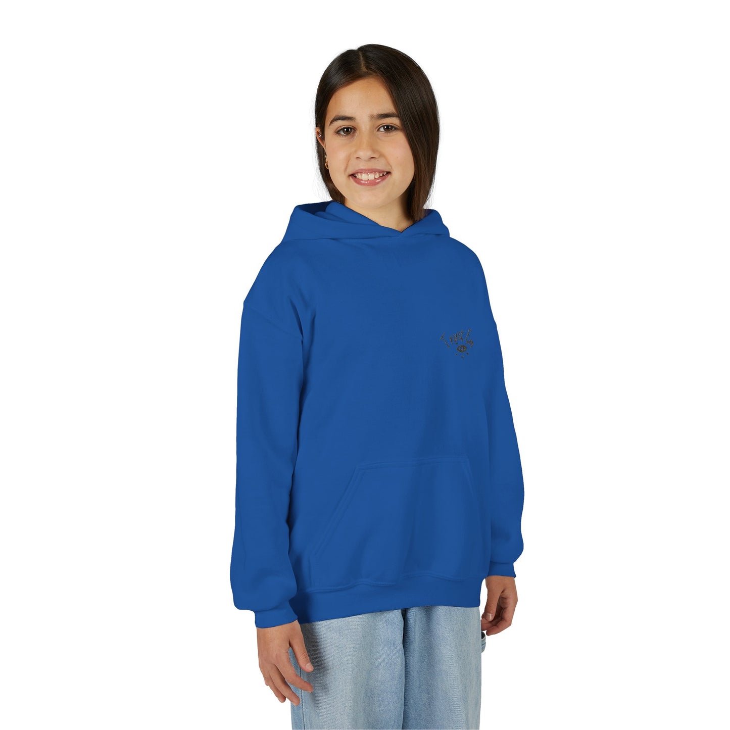 Trust Em Youth Hoodie - Cozy Sweatshirt for Teens, Casual Style, Perfect Gift for Birthdays, Holidays, Everyday Wear