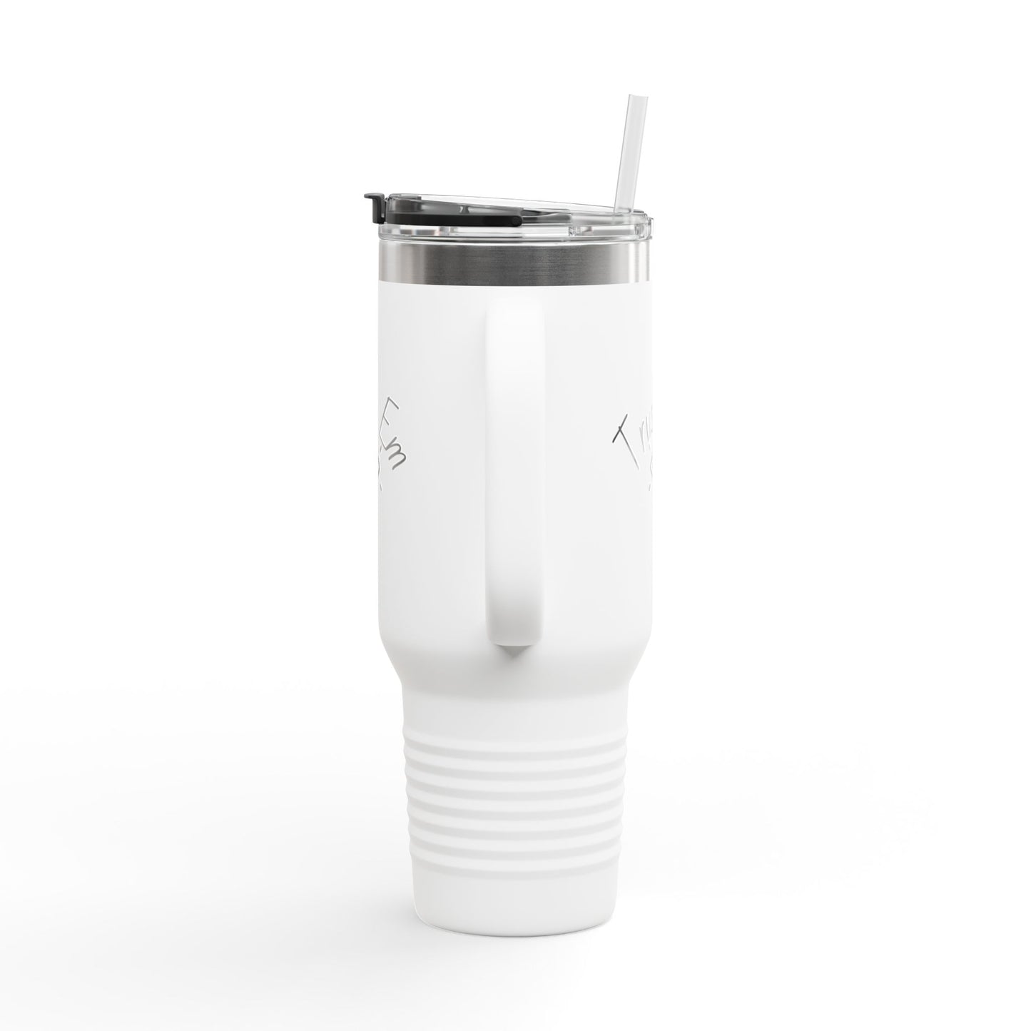 Insulated Travel Mug, 40oz - Trust Em | Perfect for On-the-Go, Gifts, Road Trips, Coffee Lovers, and Unique Celebrations