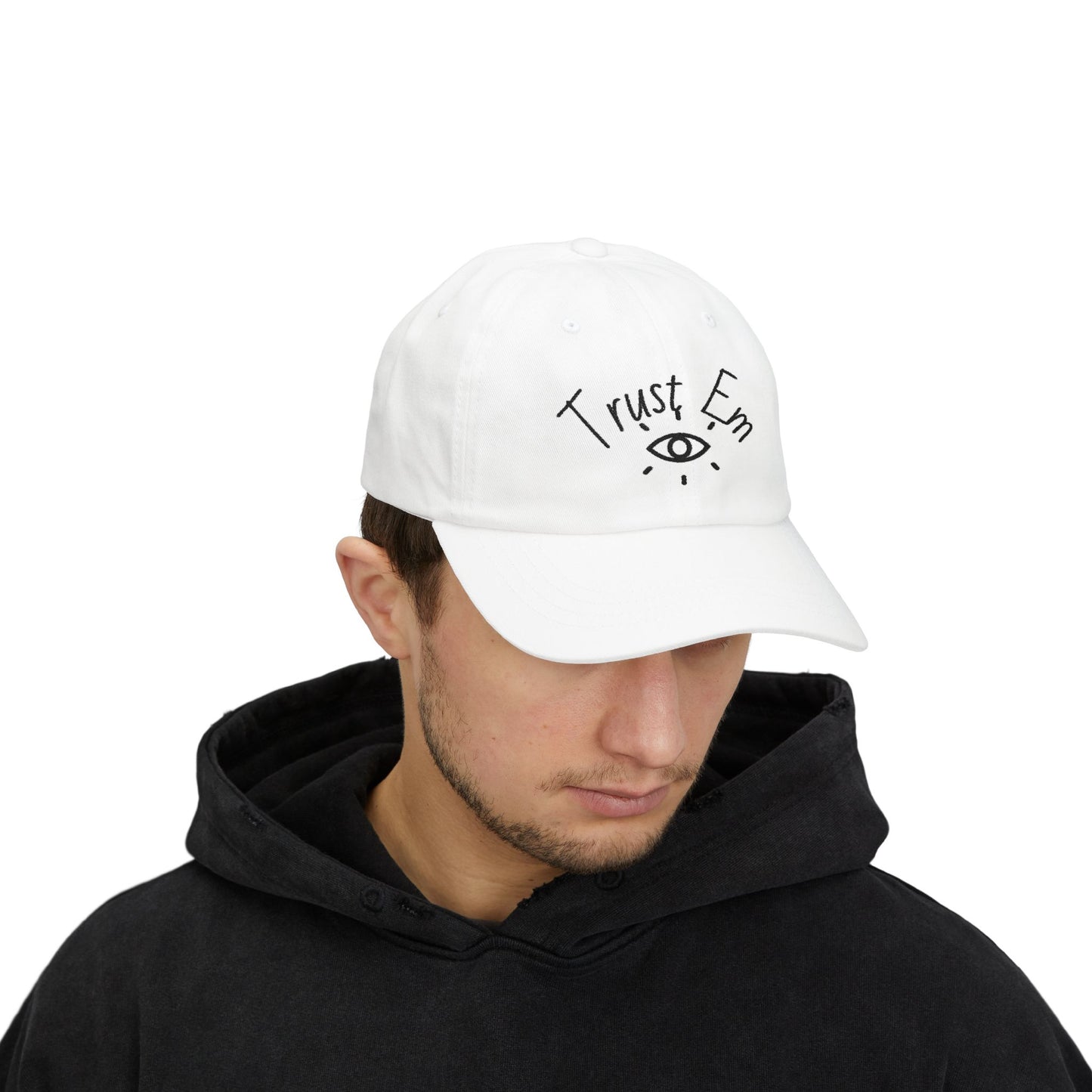 Stylish Dad Cap with 'Trust Em' Embroidery, Father's Day Gift, Casual Outdoor Hat, Gift for Dad, Trendy Fashion Accessory