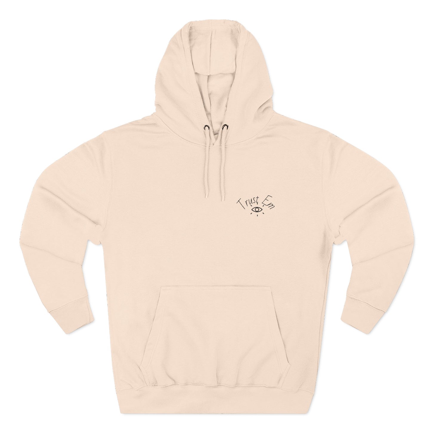 Cozy Trust Em Hoodie, Soft Fleece Pullover, Warm Winter Wear, Casual Streetwear, Perfect Gift for Friends, Relaxing Loungewear