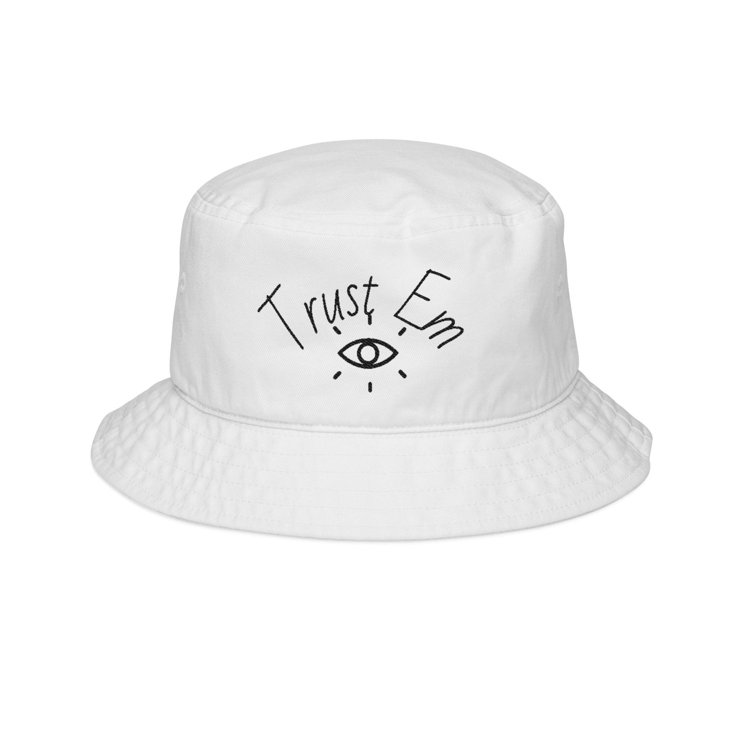 Trust Em Bucket Hat | Embroidered Summer Hat, Casual Fashion Accessory, Beach Hat, Gift Idea, Trendy Headwear