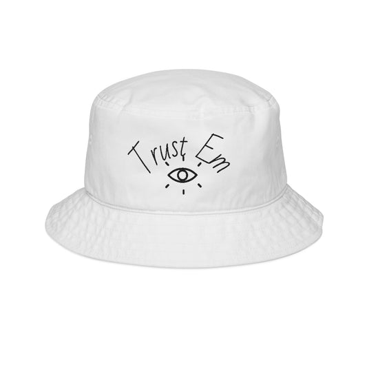 Trust Em Bucket Hat | Embroidered Summer Hat, Casual Fashion Accessory, Beach Hat, Gift Idea, Trendy Headwear