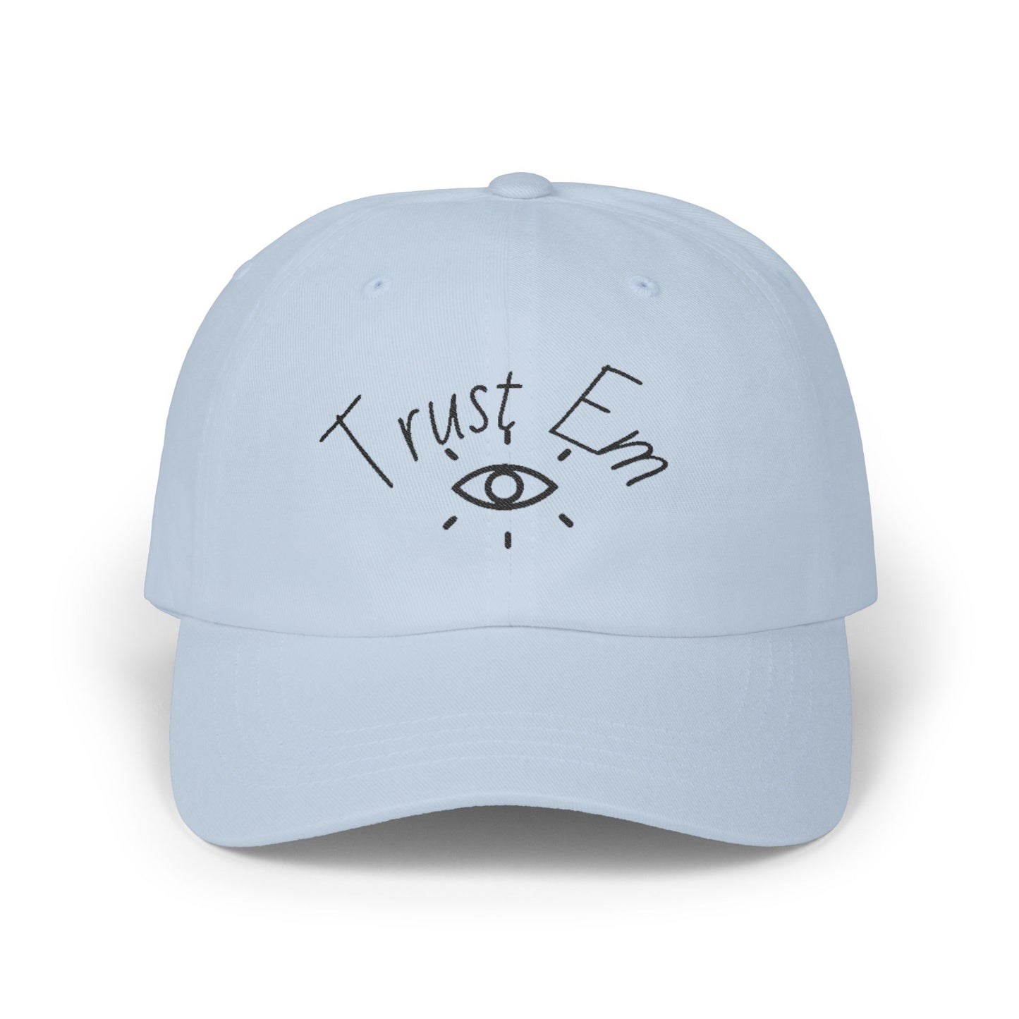 Stylish Dad Cap with 'Trust Em' Embroidery, Father's Day Gift, Casual Outdoor Hat, Gift for Dad, Trendy Fashion Accessory