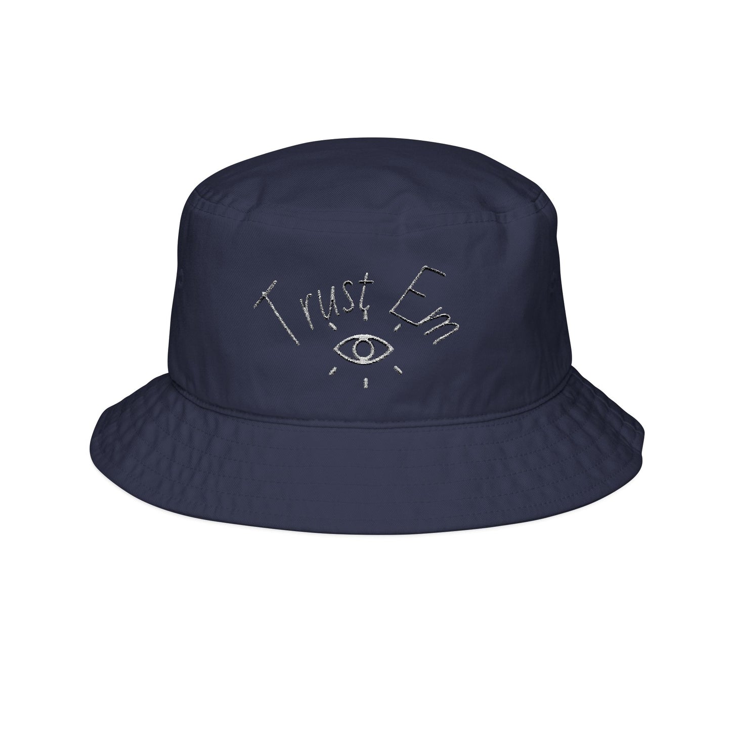 Embroidered Bucket Hat - Trust Em, Perfect for Casual Outings, Festivals, Summer Days, Gift for Friends, Trendy Accessory