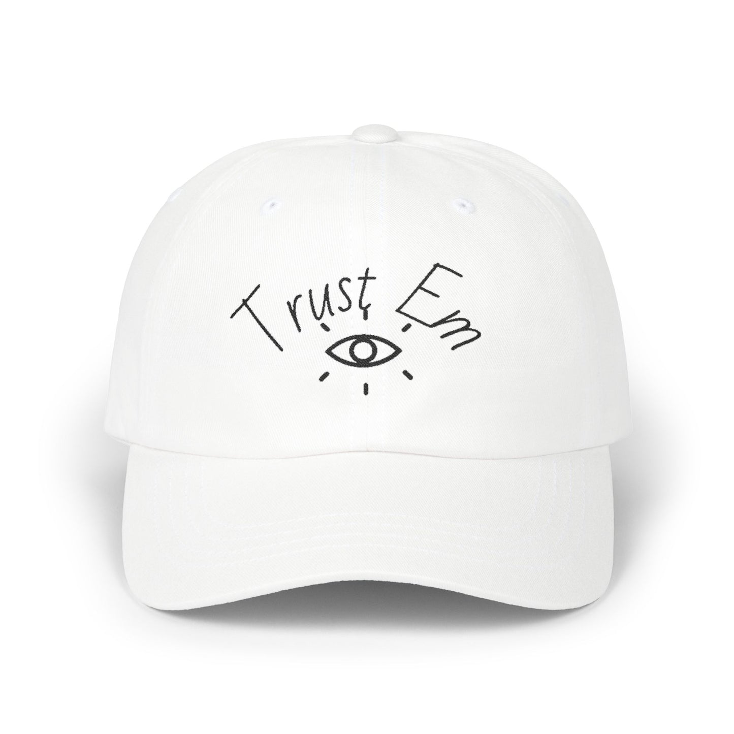 Stylish Dad Cap with 'Trust Em' Embroidery, Father's Day Gift, Casual Outdoor Hat, Gift for Dad, Trendy Fashion Accessory
