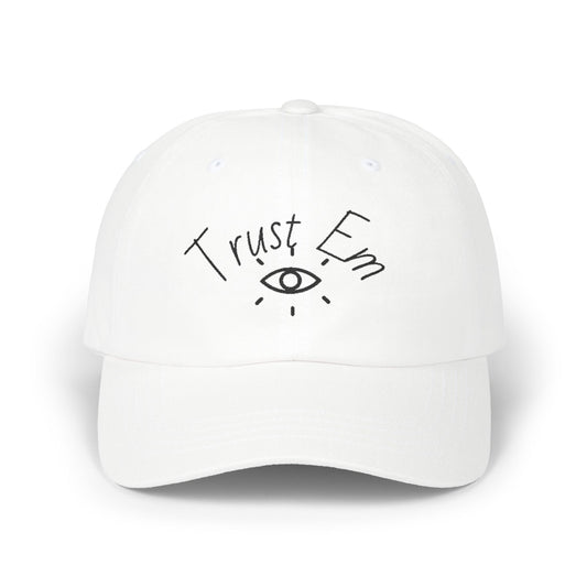 Stylish Dad Cap with 'Trust Em' Embroidery, Father's Day Gift, Casual Outdoor Hat, Gift for Dad, Trendy Fashion Accessory