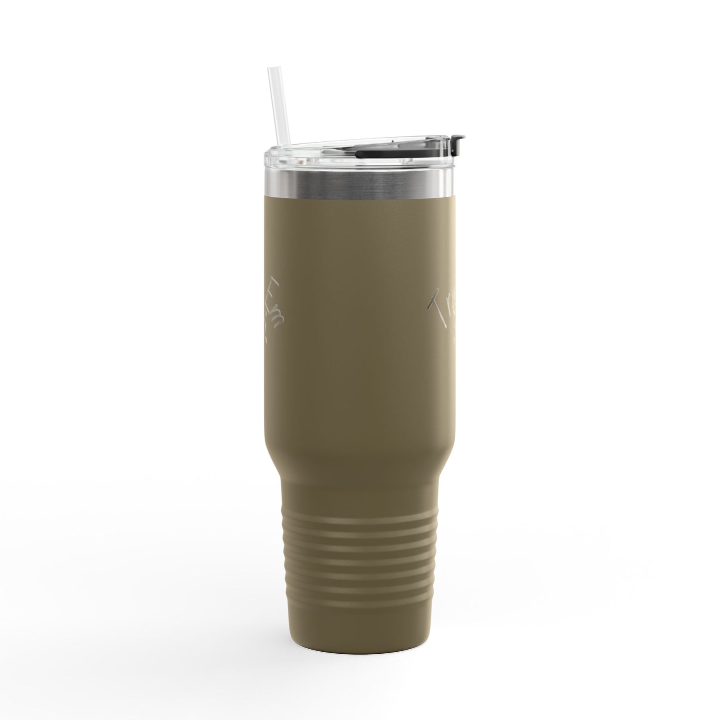 Insulated Travel Mug, 40oz - Trust Em | Perfect for On-the-Go, Gifts, Road Trips, Coffee Lovers, and Unique Celebrations
