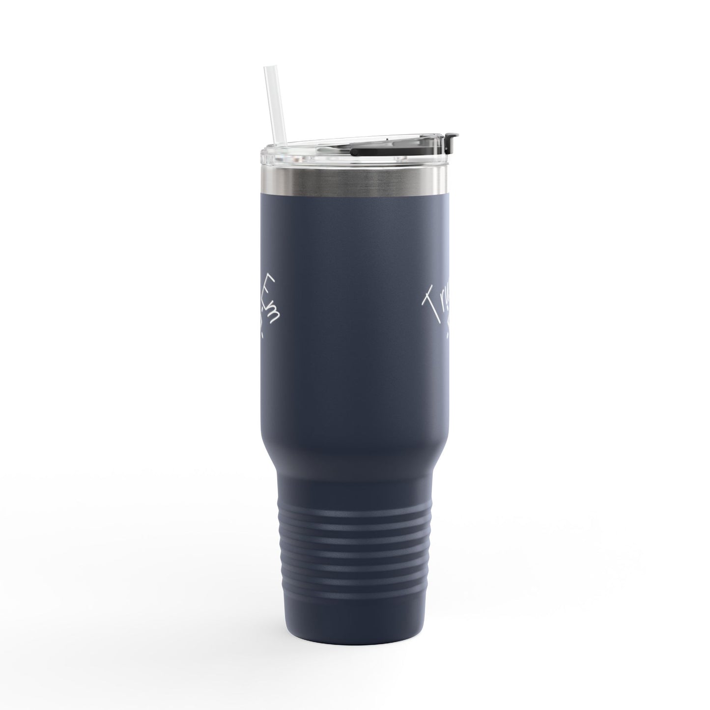 Trust 'Em Insulated Travel Mug - 40oz, Motivational Coffee Cup, Personalized Gift for Adventurers, Unique Road Trip Mug, Perfect for Camping