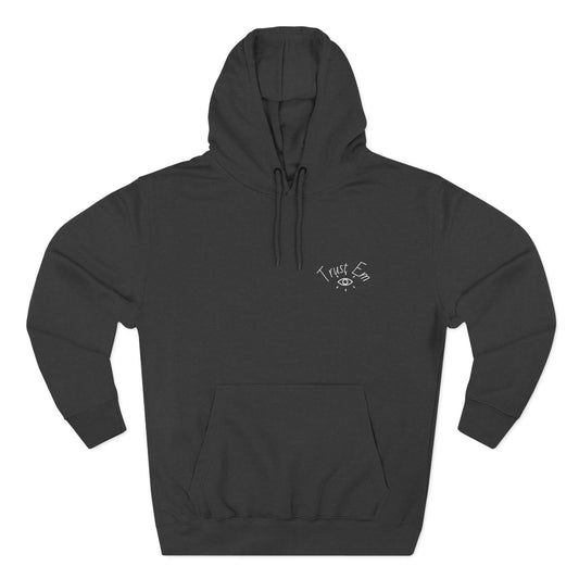 Trust Yourself Fleece Hoodie, Cozy Pullover Sweatshirt for Women, Inspirational Gift, Casual Fashion, Perfect for Fall and Winter