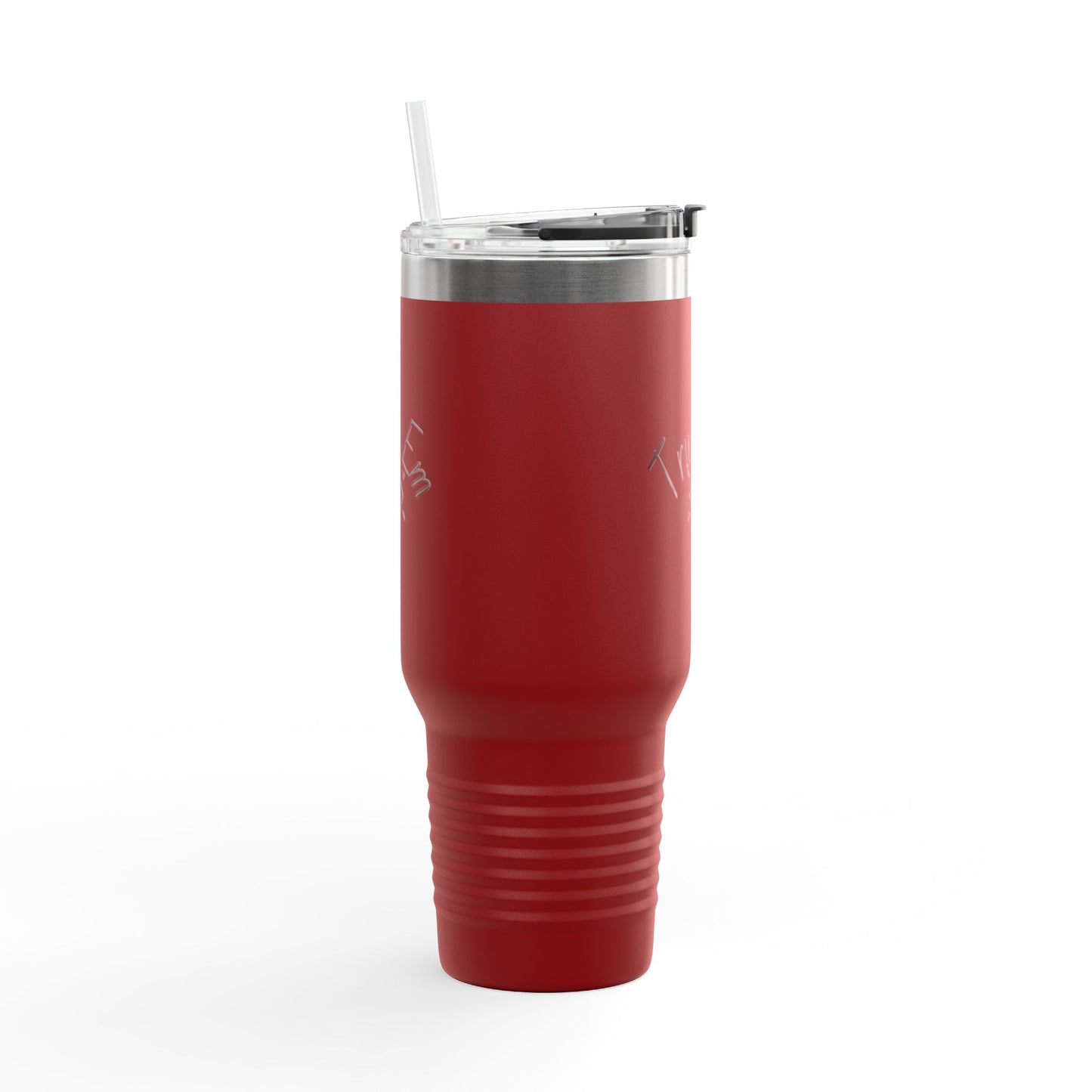Insulated Travel Mug, 40oz - Trust Em | Perfect for On-the-Go, Gifts, Road Trips, Coffee Lovers, and Unique Celebrations