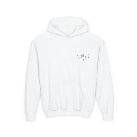 Trust Em Youth Hoodie - Cozy Sweatshirt for Teens, Casual Style, Perfect Gift for Birthdays, Holidays, Everyday Wear