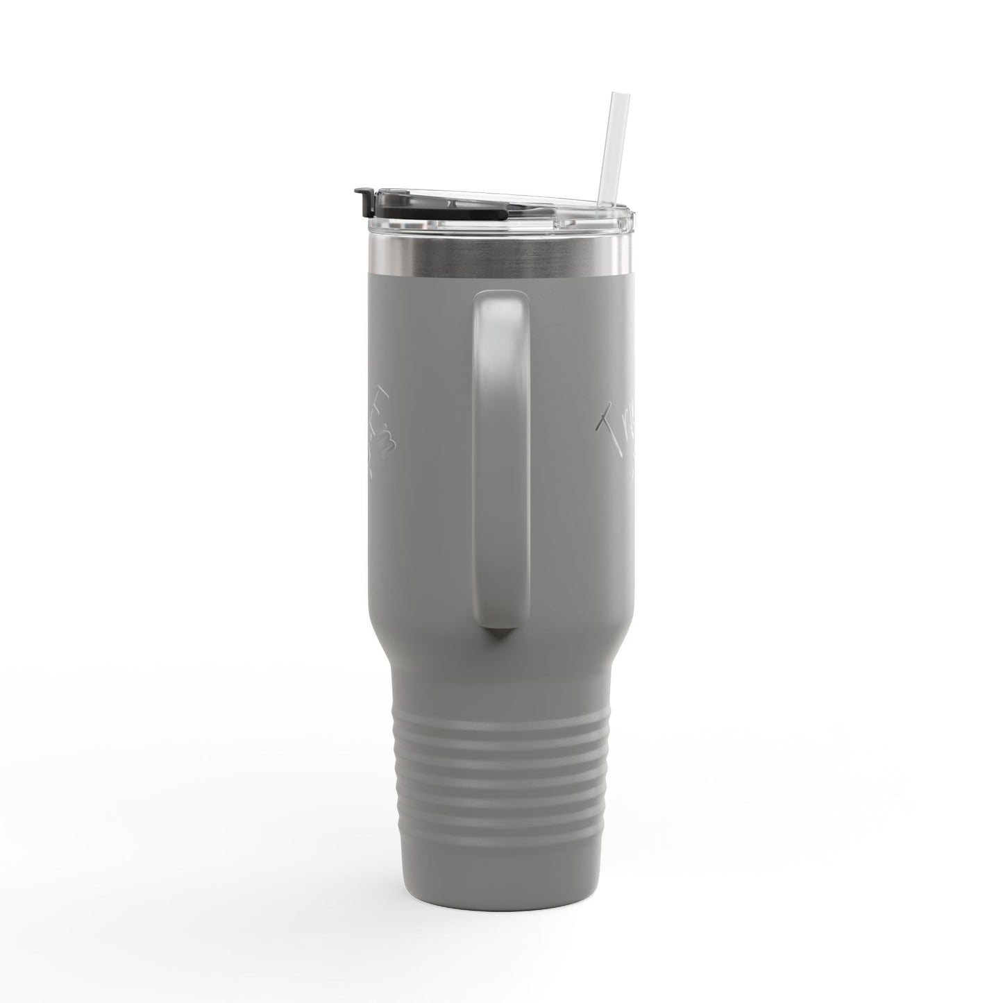 Insulated Travel Mug, 40oz - Trust Em | Perfect for On-the-Go, Gifts, Road Trips, Coffee Lovers, and Unique Celebrations